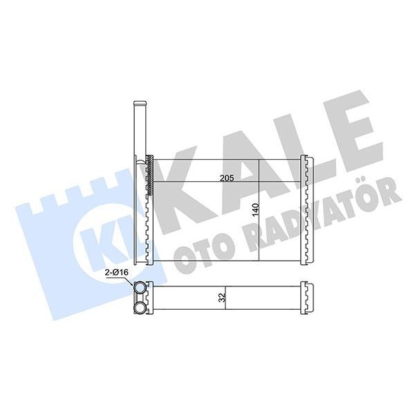 KALE RADYATOR KALORİFER AL/MKNK FIESTA III (1654646)