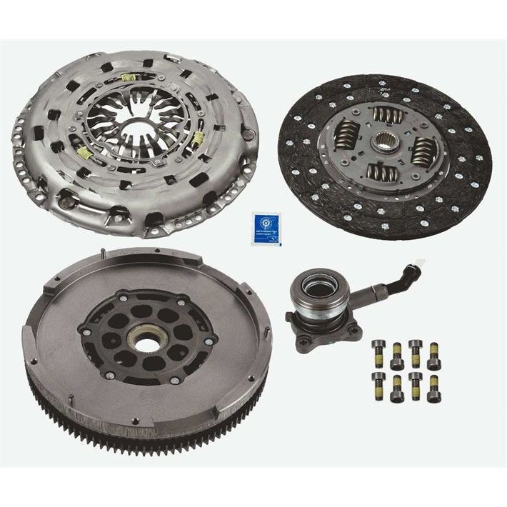 SACHS DEBRİYAJ SETİ 4 LU KIT VOLAN-DEB SETI -RULMAN FORD TRANSIT CUSTOM 2.2TDCI 125PS 6 VİTES 11-14 RULMANLI (BK216477)