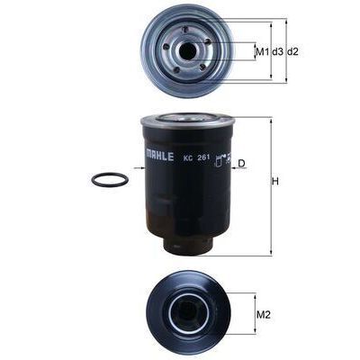 MAHLE MAZOT FILTRESI MAZDA B2500 BT50 D 06>10 RANGER D 99>10 L200 2.5 DI 07>15 TOYOTA HILUX- PİCKUP COROLL A 1.8-2.0 DZL-CARINA II-HIACE II 2.4 D / SUBARU FORESTER IMPREZA LEGACY OUTBACK XV (1770A053)