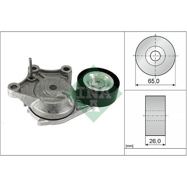 INA ALTERNATOR GERGI RULMANI P308 C3 DS3 09 > P508 P3008 P5008 C4 C5 BERLINGO DS4 10 > P208 12 > 1.6 HDI (1611426180)