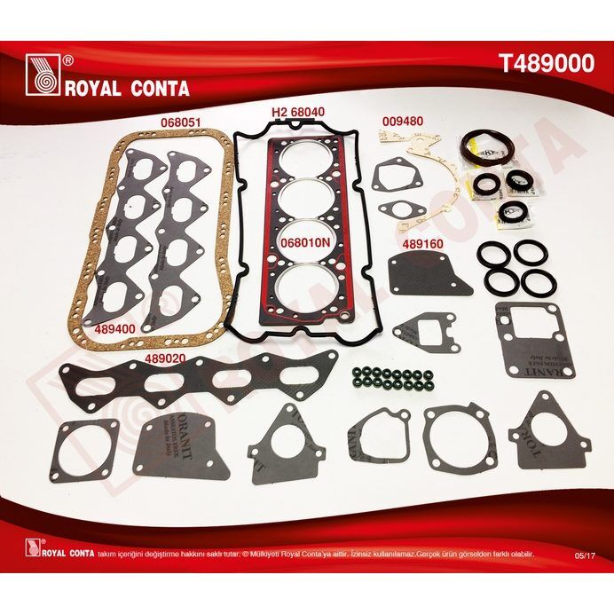 ROYAL TAKIM CONTA SKC Lİ SUBAP LASTİKLİ TMPR 2000 16V (5893401)