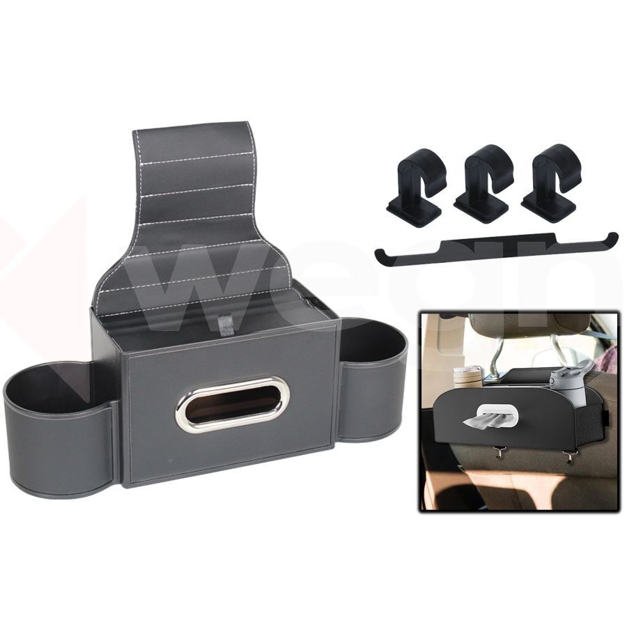 WEGNA ARAÇ İÇİ KOLTUK ARKASI ORGANİZERİ SİYAH (AKSESUAR)