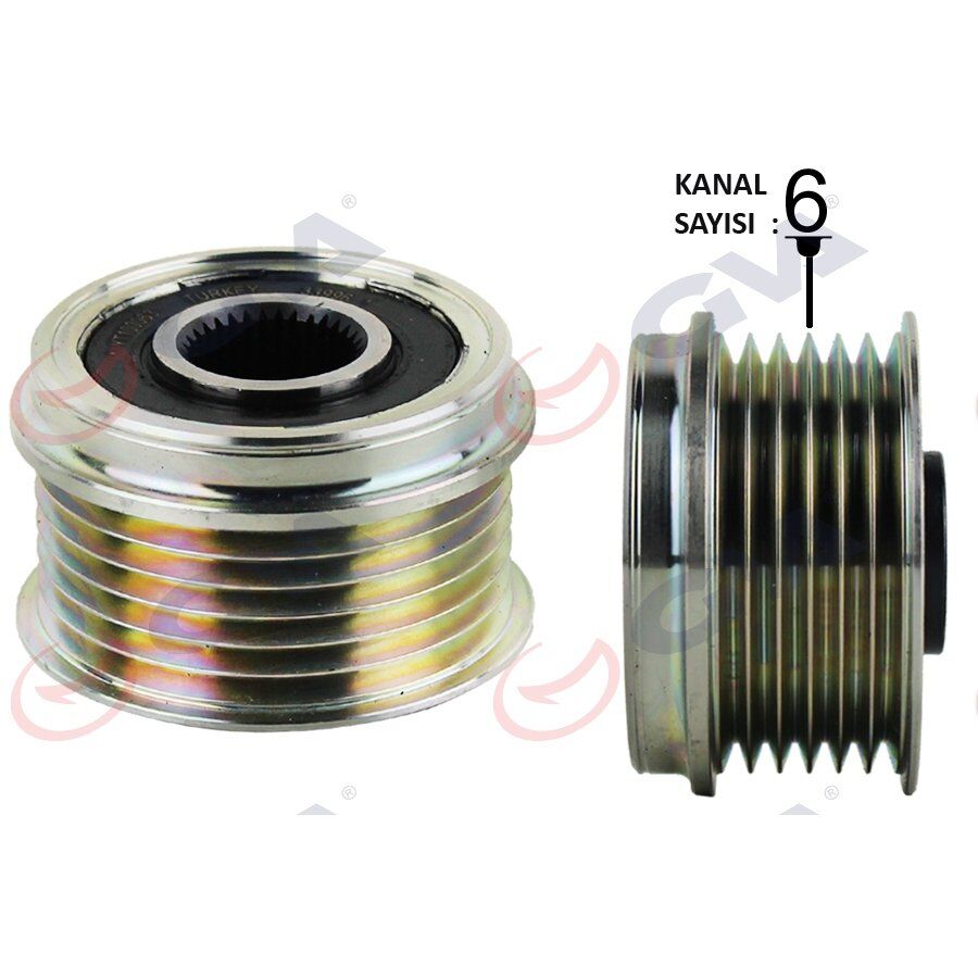 GVA ALTERNATÖR KASNAĞI ASTRA H-COMBO C-CORSA C-D-MERIVA 1.3 CDTI-DOBLO-GRANDE PUNTO-LINEA 1.3 MTJ (93192631)