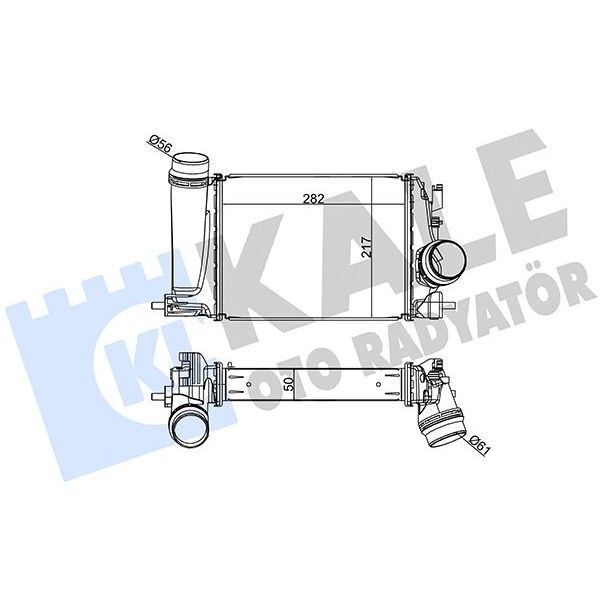 KALE RADYATOR TURBO RADYATÖRÜ INTERCOOLER MGN IV GRANDTOUR 1.2 TCE 16 NISSAN QASHQAI 1.2 DIG-T (144614ED0A)