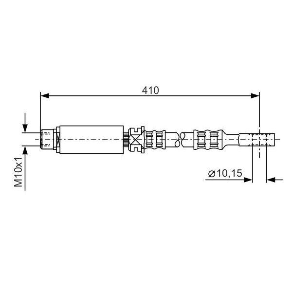 BOSCH ÖN FREN HORTUMU OPEL ASTRA G-ZAFIRA A 98> (562377)