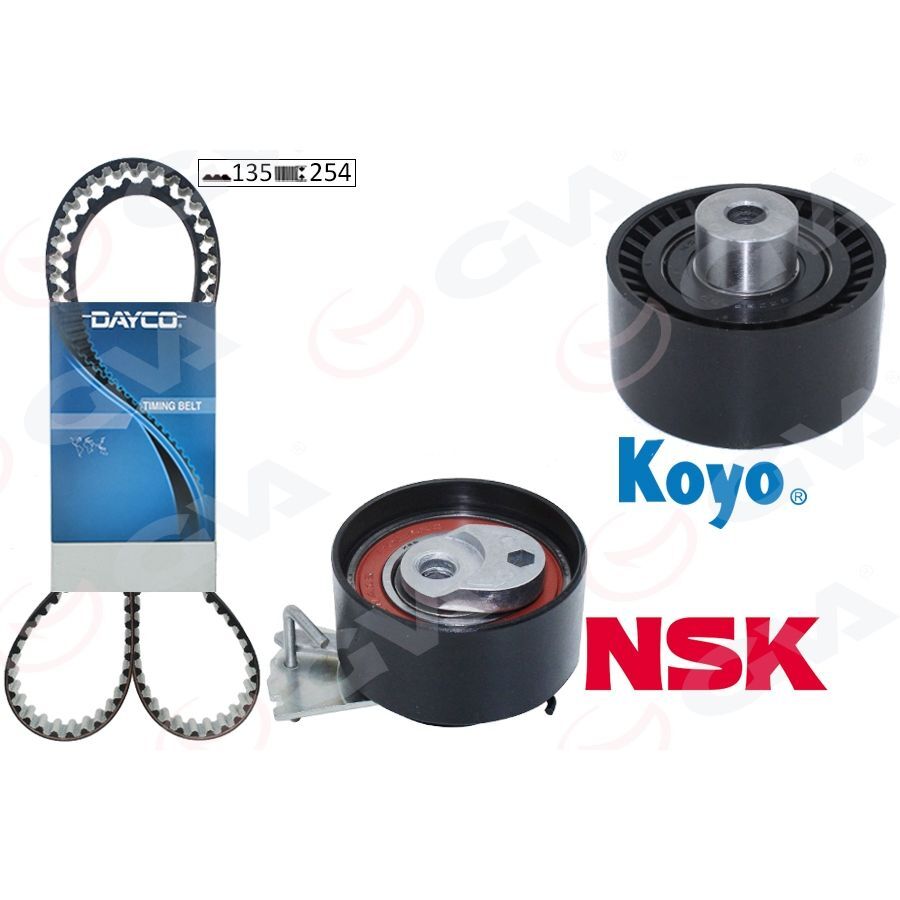 GVA EKSANTRİK GERGİ KİTİ 135X254 P206-207-307-1007-C2-C3-C4 1.4 16V KFU ET3J4 K015615XS (0831.L4)