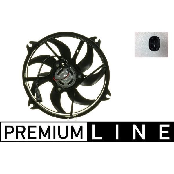 MAHLE FAN MOTORU C5 EM-C8-P807-EXPERT III-JUMPY III 1.6 HDI-2.0 HDI 370W-385MM (1250.G1)