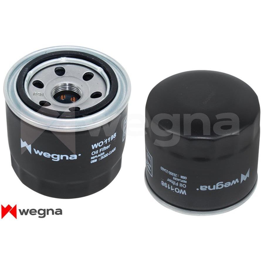WEGNA YAĞ FİLTRESİ ACCENT-ERA-ELANTRA-ECEL-GETZ- 1.5-1.6-1.8-1.9D-2.0 TÜM MODELLER W 811/80 (2630035500)