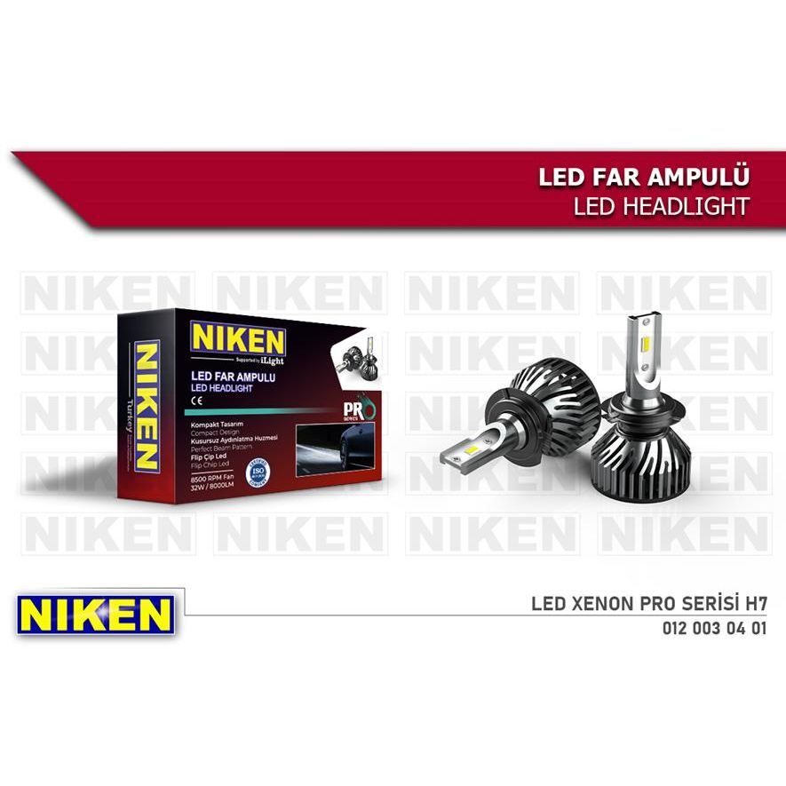 NIKEN AMPÜL LED XENON PRO SERISI H7