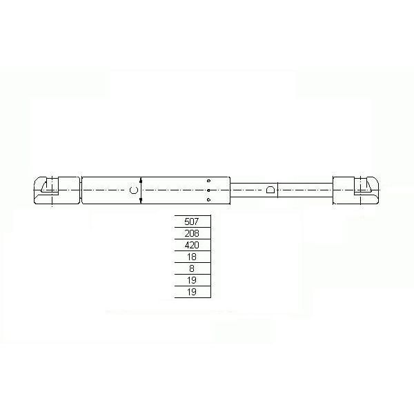 DESPA BAGAJ AMORTİSÖRÜ FİAT MAREA SW 98 > D0007 (46420780)