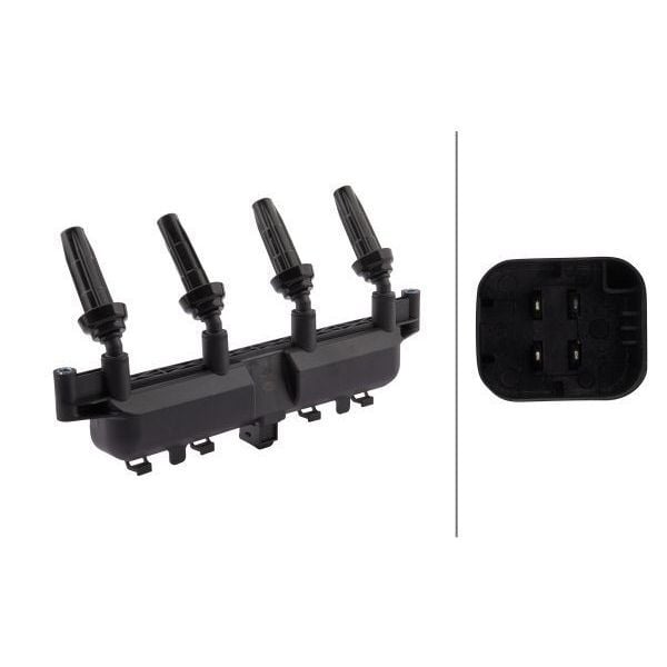 HELLA ATEŞLEME BOBİNİ BERLINGO-SAXO-XSARA-P106-P206-P306-P406-P1007-PARTNER 97 > 5970A9-597072-597074-9628158580-9628158580 (5970.72)