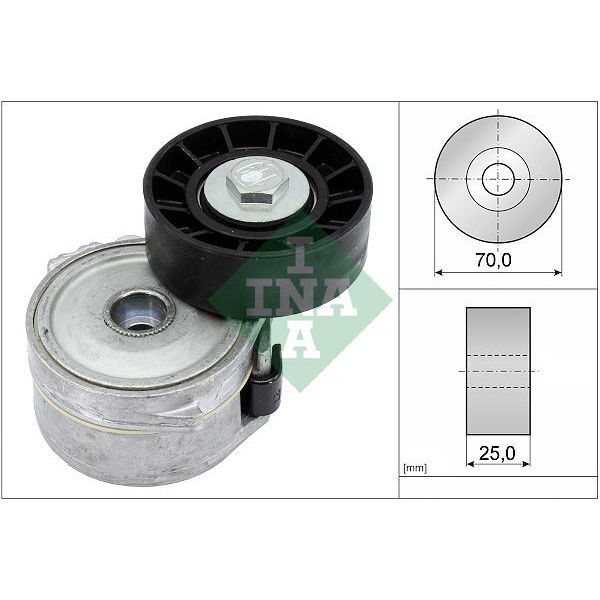 INA ALTERNATÖR GERGİ RULMANI KÜTÜKLÜ C4-C5-C8-JUMPY-307-308-407-508-607-608-EXPERT-FOCUS 2.0HDI-2.0TDI (1253954)