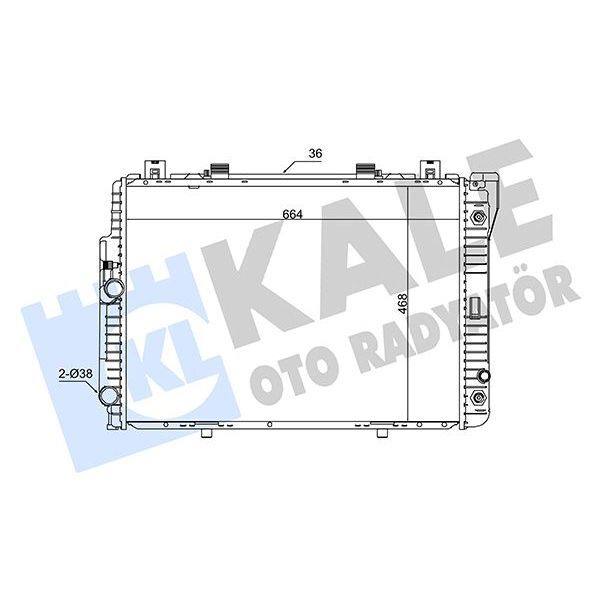 KALE RADYATOR MOTOR SU RADYATORU MERCEDES S-CLASS W140 91 98 (A1405000303)