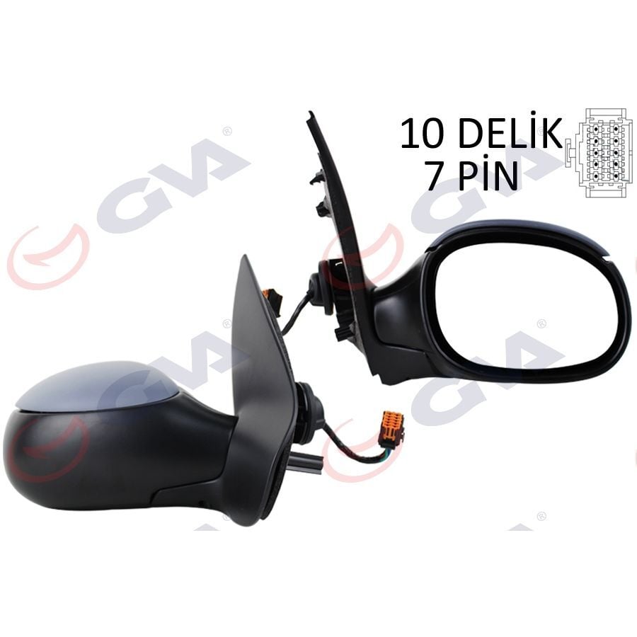 GVA DIŞ DİKİZ AYNASI SAĞ 206 04> ELEKTRİKLİ ISITMALI SENSÖRLÜ ASTARLI ASFERKLİ 7 FİŞ VM-208EHPSR (8148.XZ)