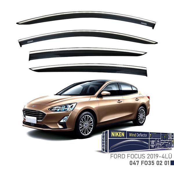 NIKEN KROMLU CAM RÜZGARLIĞI FORD FOCUS 2019- 4LÜ