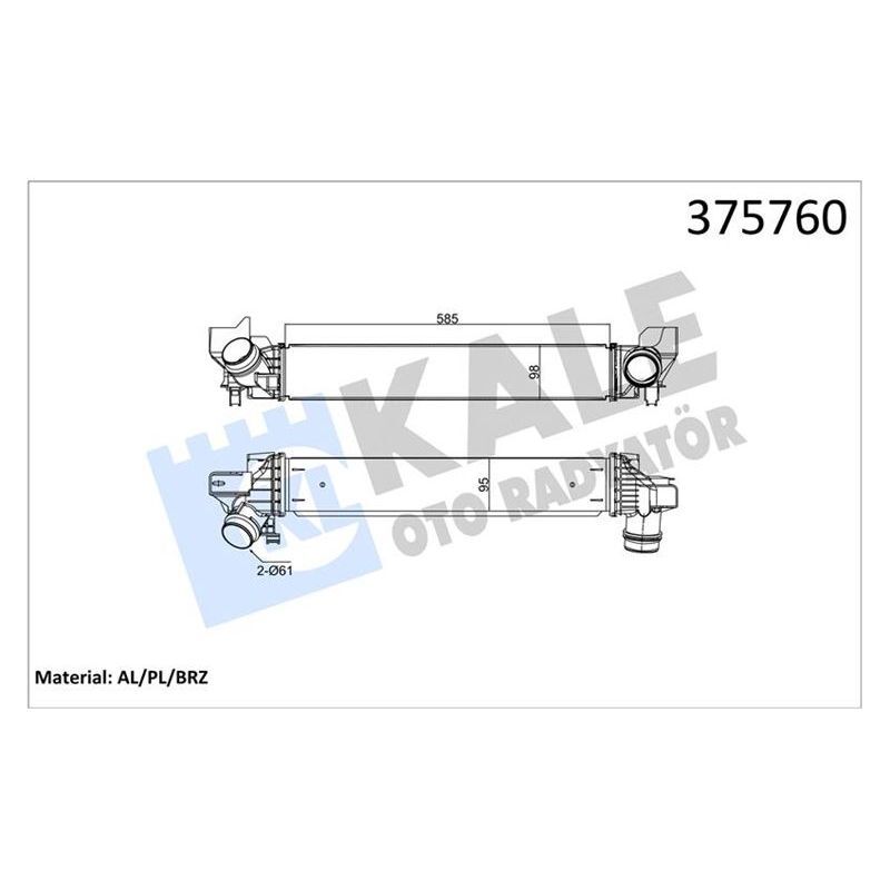 KALE RADYATOR TURBOSARJ RADYATORU BMW F40 F52 F44 F45 F46 F48 F49 F39 . MINI F54 F55 F56 F57 F60 (17517617597)