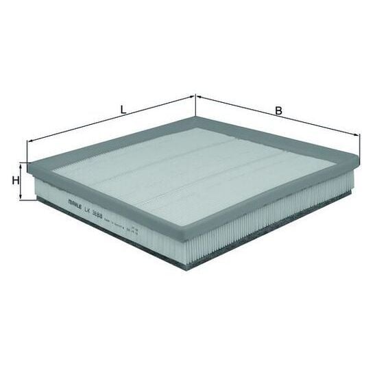 MAHLE HAVA FİLTRESİ ASTRA J 1.4 16V-1.6 16V-2.0CDTİ TURBO 09>CRUZE 09> 2.0 CDI SÜNGERLİ (13272720)