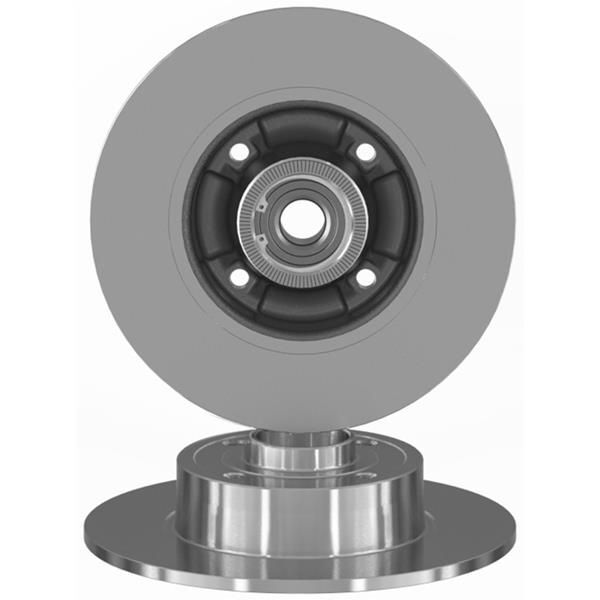 AYD ARKA FREN AYNASI RENAULT MEGANE II 02 MODUS 04 CLIO III 05 240X82.5X4DELİK RULMANLI ABS SENSÖRLÜ (432005338R)