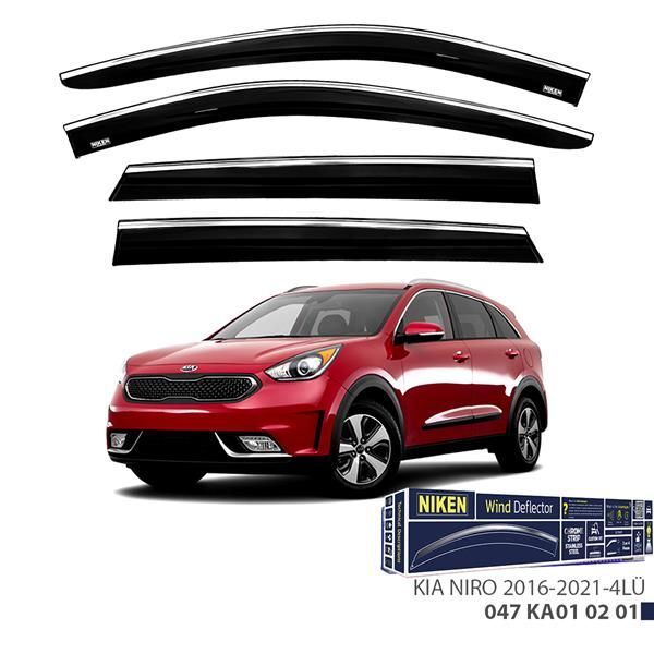 NIKEN KROMLU CAM RÜZGARLIĞI KIA NIRO 2016-2021 4LÜ