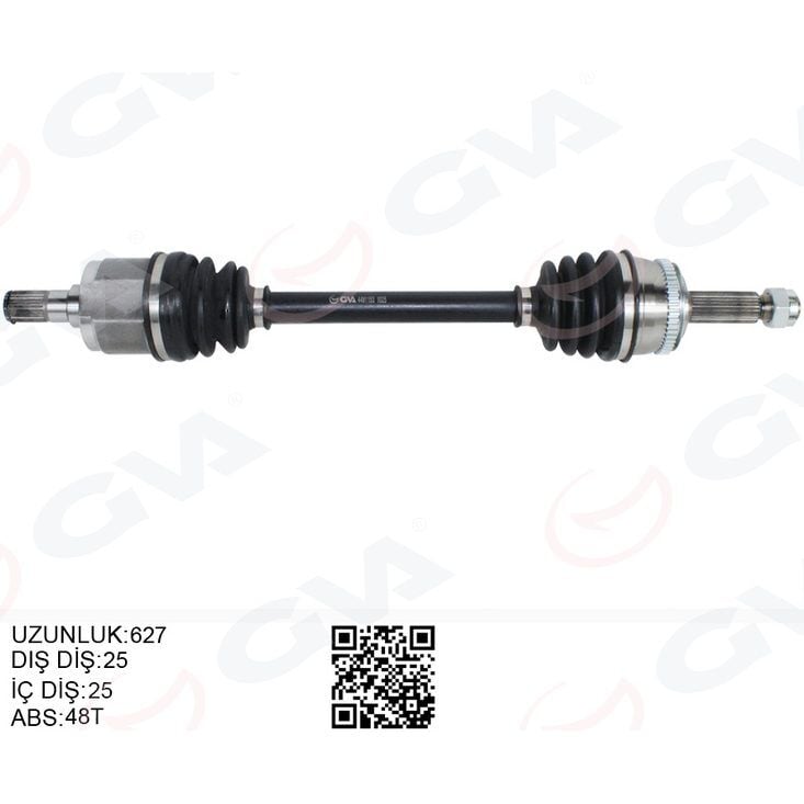 GVA KOMPLE AKS ÖN SOL ABSLI HYUNDAI GETZ TB 1.3I-1.4I-1.6I 02-08 (495000B050)