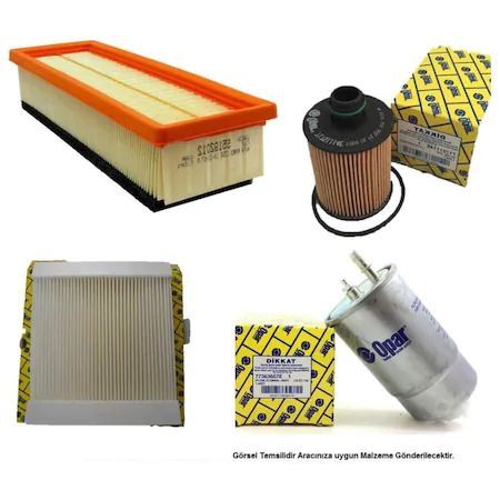 OPAR FILTRE SETI DOBLO-COMBO D 12 EGEA 1.3-1.6-2.0MJTD 16V 55245952E-77366607E-52069663E-77364561E (55179777)