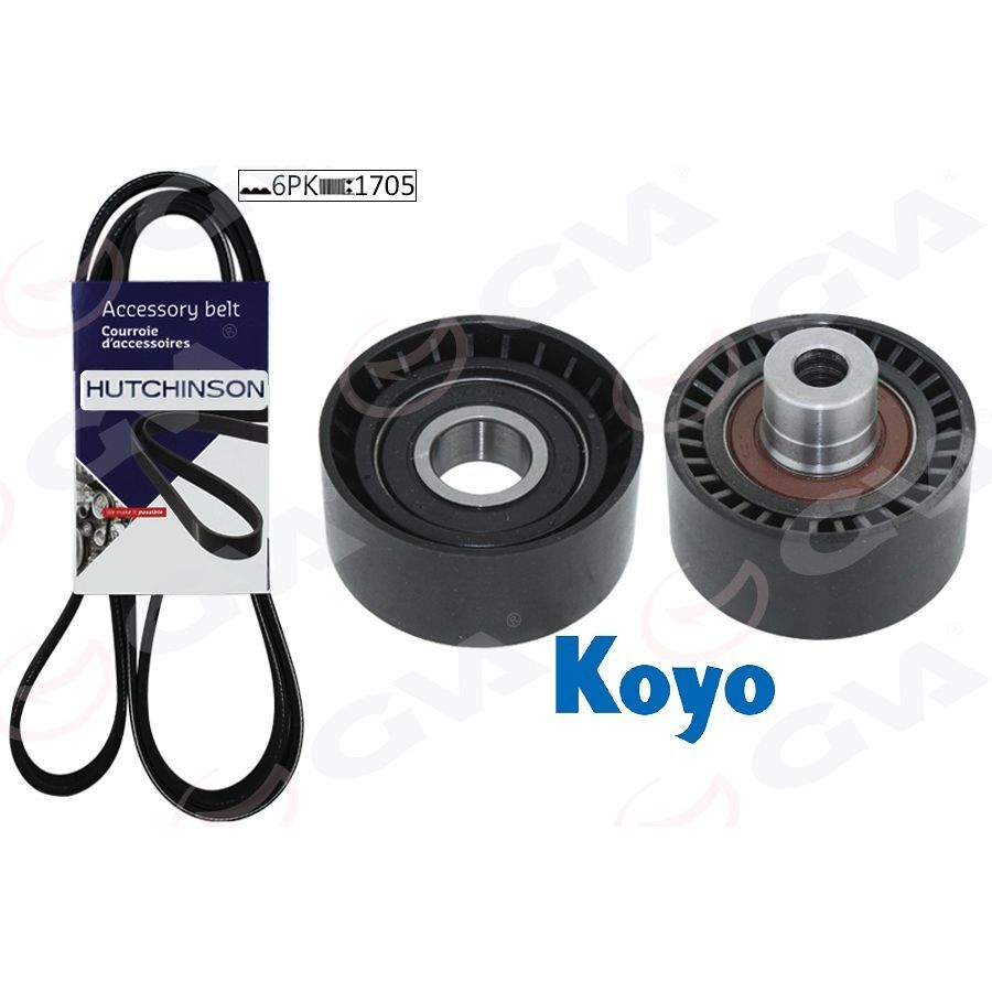 GVA ALTERNATÖR GERGİ KİTİ KÜTÜKSÜZ P206-XSARA 1.4HDİ-P407-BERLINGO-C5- 1.6 HDİ KLİMALI K026PK1708 (1613844280)