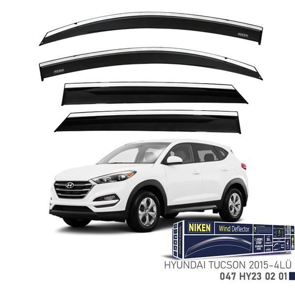 NIKEN KROMLU CAM RÜZGARLIĞI HYUNDAI TUCSON 2015- 4LÜ