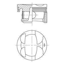 KOLBENSCHMIDT PİSTON SEGMAN N12B16A/N16B16A 77,50 MM (0,50) R55/R56/R57/R58/R59/R60/R61 (0628.T1)