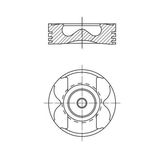 YENMAK PISTON SEGMAN 0.50 80.50MM MERCEDES OM622 W447 . RENAULT R9M 1.6 DCI MEGANE TALISMAN TRAFIC NISSAN QASHQAI X-TRAIL NV300 (120A10010R)