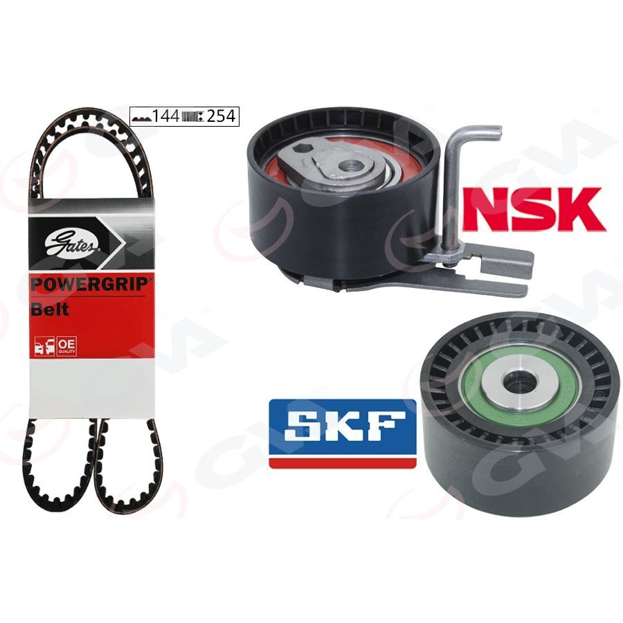 GVA EKSANTRİK GERGİ KİTİ 144 DİŞ EURO4 P206-P307-C1-C2-C3-NEMO-BIPPER-FIESTA 02> 1.4 HDI-TDCI (0831.T3)