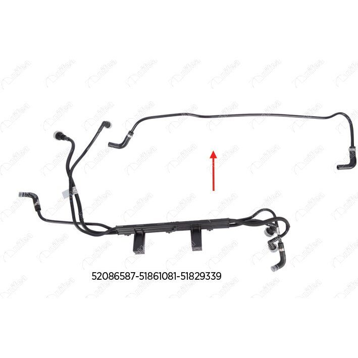 NIFEA YAKIT BORUSU BRAKET HARİÇ EURO 5 DOBLO 1.3 D MULTIJET 10 > (51829339)