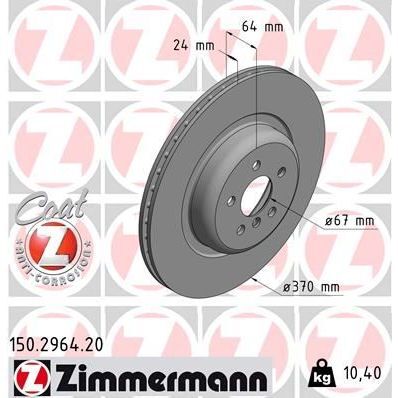 ZIMMERMANN FREN DISKI ARKA BMW G11 G12 G14 G15 G02 G05 (34216860927)