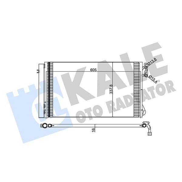 KALE RADYATOR KLIMA RADYATORU BMW E81 E82 E87 E88 E90 E91 E92 E93 E84 Z4 E89 M47 N47 M57 N57 N54 N55 (64539229021)