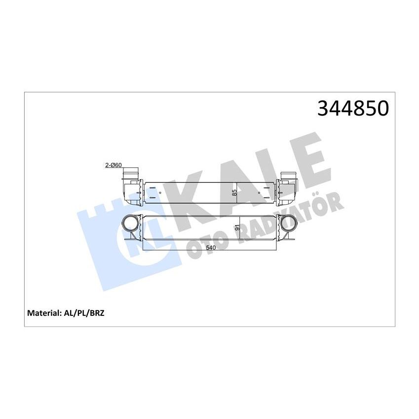 KALE RADYATOR TURBO RATURBO RADYATORU BMW E39 M47 M57 (17512247359)