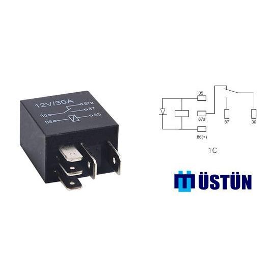 USTUN MİKRO ROLE 12V 5P 40 AMPER