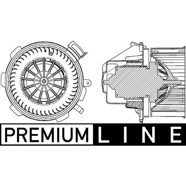 MAHLE KALORIFER MOTORU MERCEDES SPRINTER B906 . VW CRAFTER 30-35-50 KLIMASIZ (2E0819987)