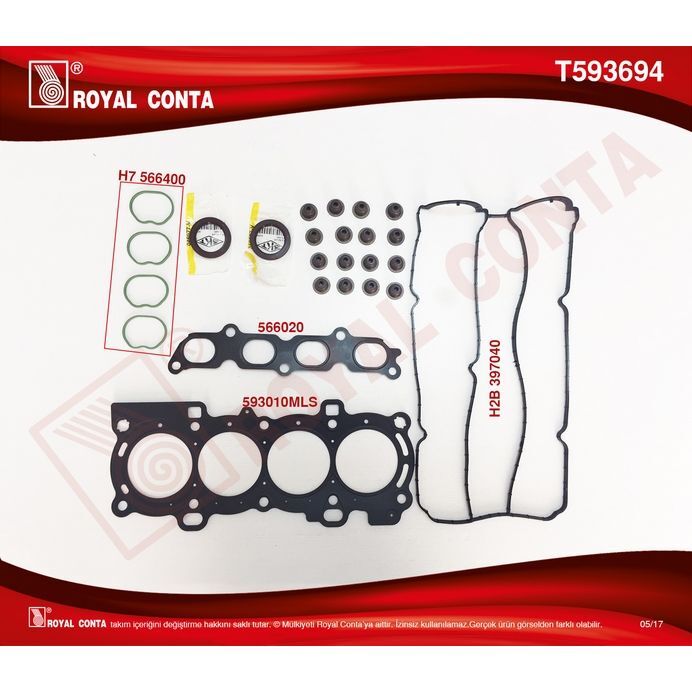 ROYAL ÜST TAKIM CONTASI SKT KEÇELİ SUB.LASTİKLİ FOCUS II 1.6 16V 03-07 100HP (4M5G6008)