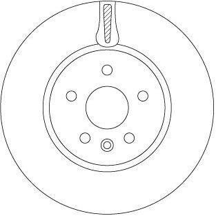 TRW ÖN FREN AYNASI ASTRA K 15 16 İNÇ / 5 DELİK 300X26X5DL HAVALI (13515909)