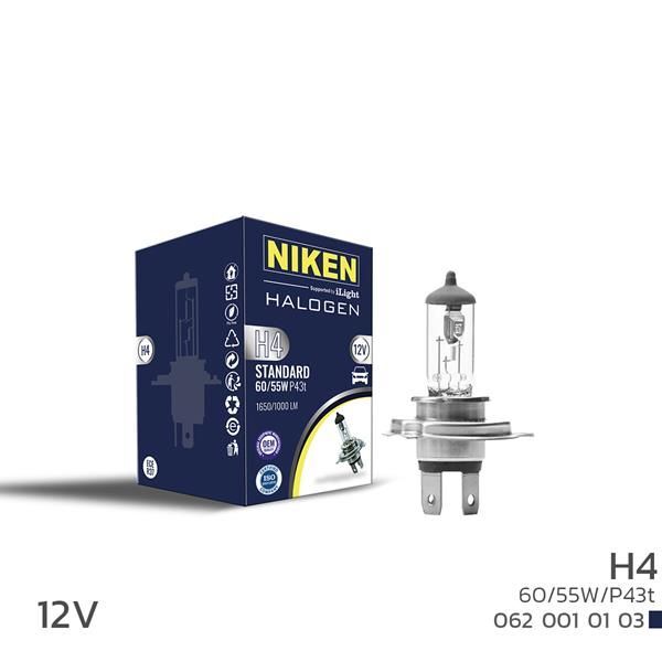 NIKEN NIKEN H4 60W/55W HALOJEN AMPUL P43T 12V