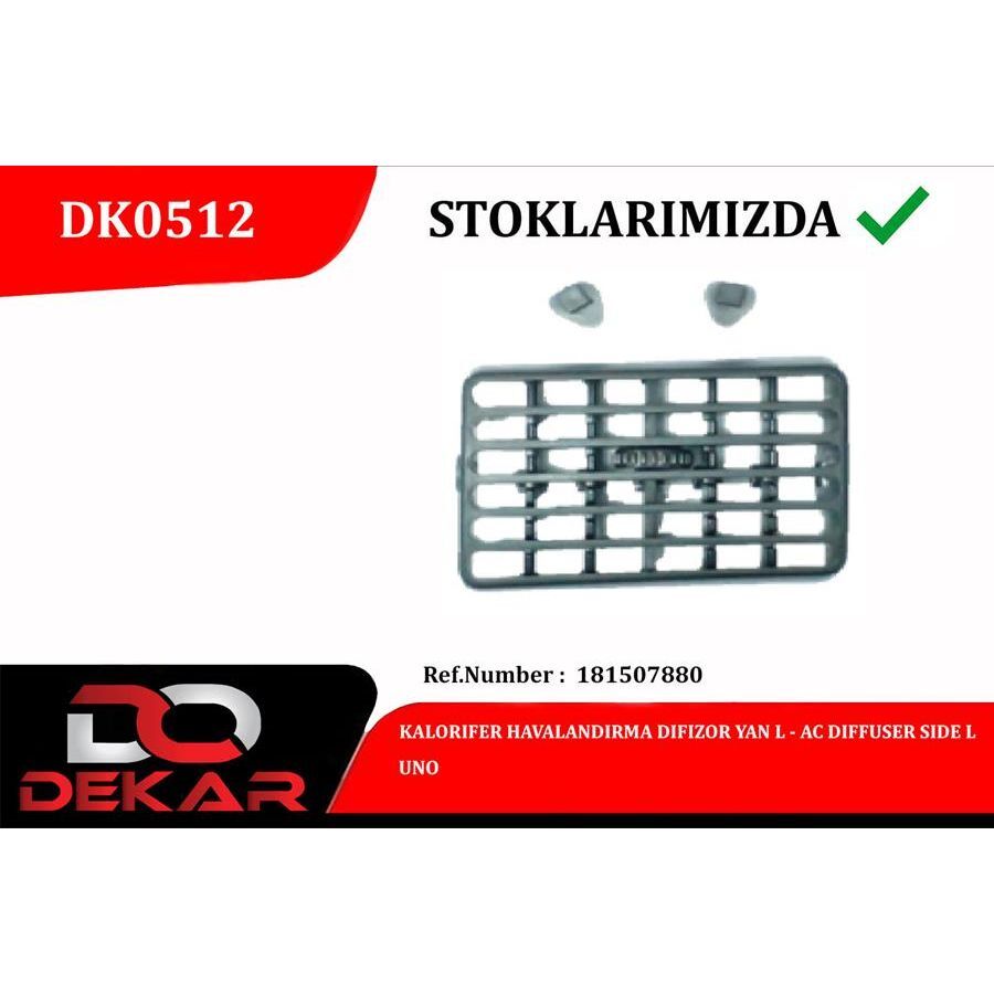 DEKAR KALORIFER HAVALANDIRMA DIFIZOR YAN L UNO (181507880)