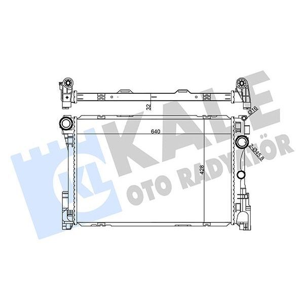 KALE RADYATOR MOTOR SU RADYATORU MERCEDES W204 S204 C204 C218 W212 C207 R172 (A0995002703)