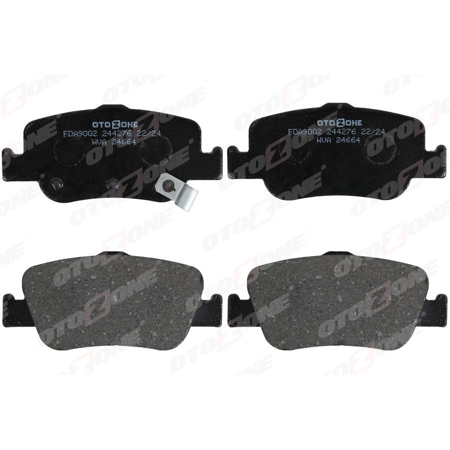 OTOZONE ARKA FREN BALATA TOYOTA AURIS. COROLLA 1.33L 1.6L 1NR-FE 1ZR-FAE NRE180 ZRE181 ZRE185 12-> 1.4L 1ND-FTV D-4D NDE150 NDE180 07-> (0446602170)