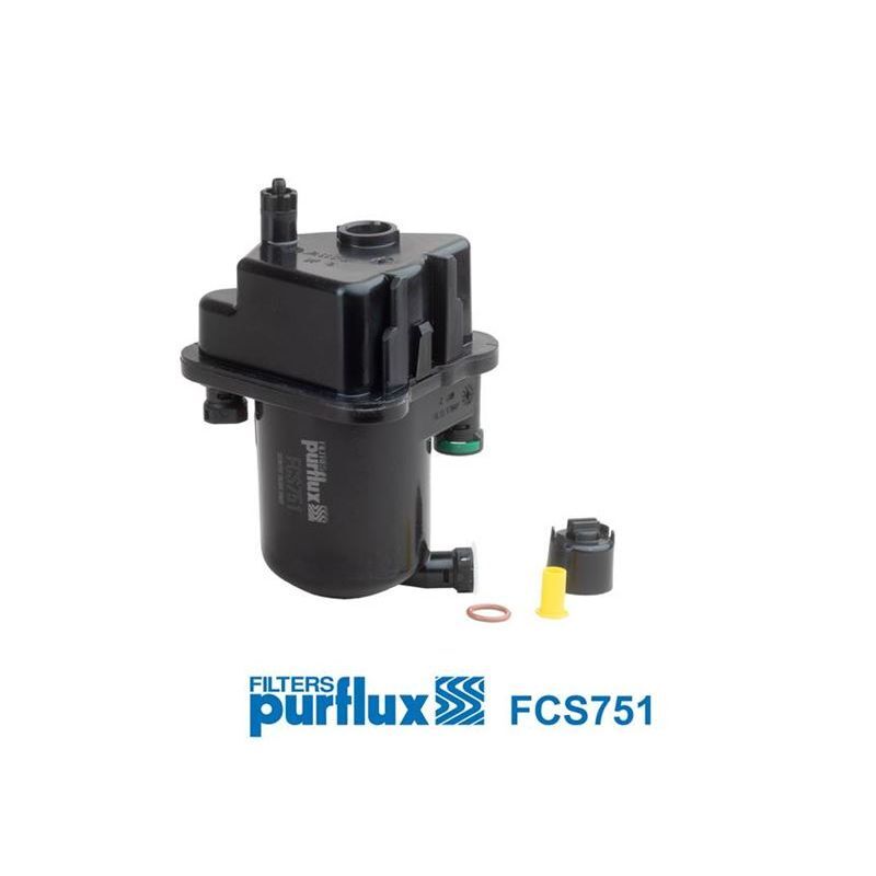 PURFLUX YAKIT FİLTRESİ CLIO III-MODUS 1.5 DCI 07> 65/80 HP SENSÖRLÜ (7701062072)