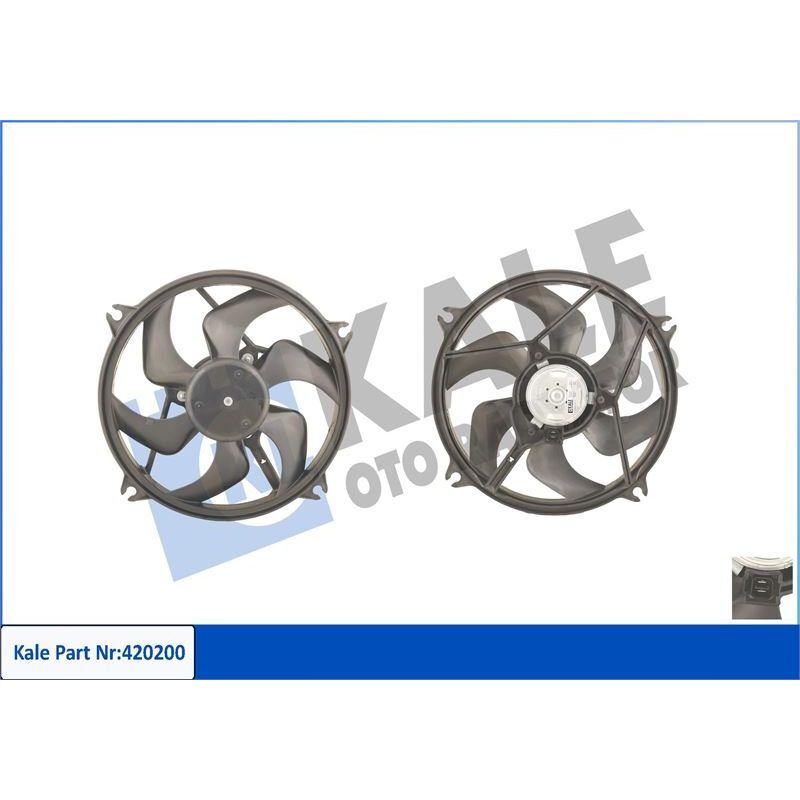 KALE RADYATOR FAN MOTORU PEUGEOT P406 98>04 280W-385MM (1250.F4)