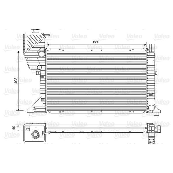 VALEO SU RADYATÖRÜ SPRINTER 611/612 (A9015003500)
