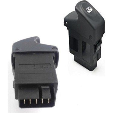 BRUCKE CAM AÇMA ANAHTARI SOL RENAULT KANGOO 97> TEKLİ 5 PİN (7700307605)