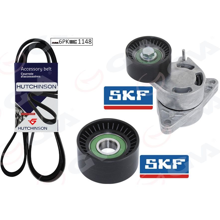 GVA ALTERNATÖR GERGİ KİTİ KÜTÜKLÜ MASTER-MOVANO-VIVARO 01 > G9T-G9U 6PK1148 (4415761)