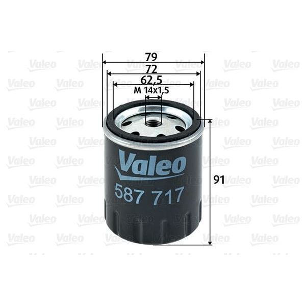 VALEO YAKIT FILTRESI MERCEDES OM615 OM616 OM617 W123 S123 C123 W460 (A0010920401)