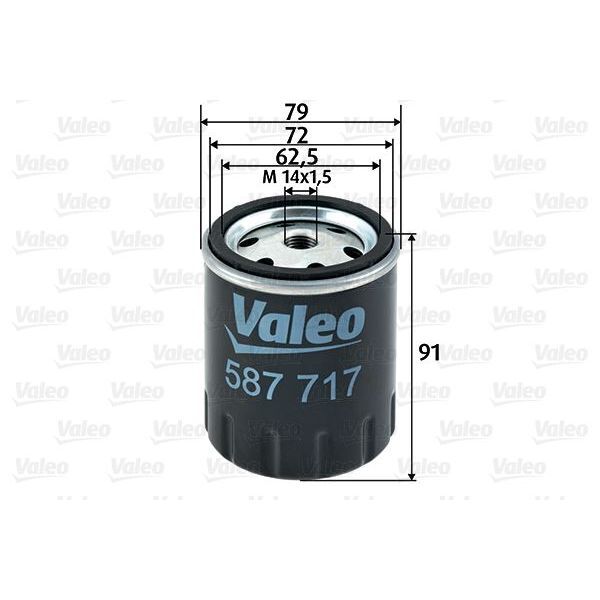 VALEO YAKIT FILTRESI MERCEDES OM615 OM616 OM617 W123 S123 C123 W460 (A0010920401)