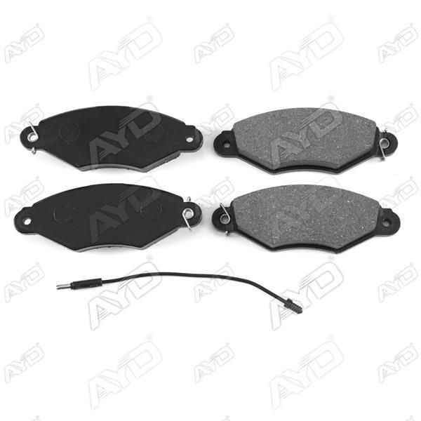 AYD ÖN FREN BALATASI RENAULT KANGOO 97 CLIO SYMBOL I 98 CITRO N XSARA 97 02 FİŞLİ (4252.05)